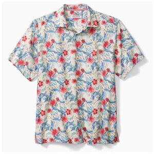 Tommy Bahama Botanical Bay Camp Shirt Continental Button Down Shirt Size 3X